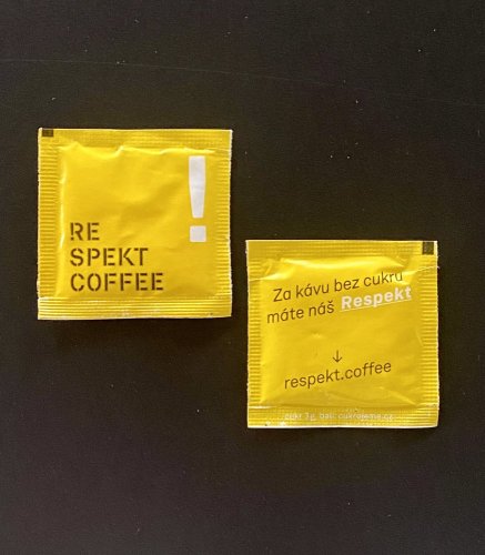 Cukr Respekt Coffee - Barva: Bílý