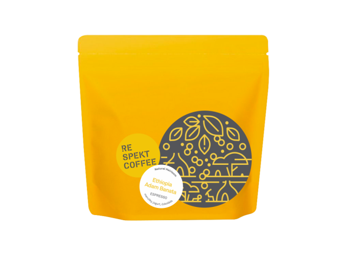 Ethiopia Adam Banata - Typ přípravy: Espresso, Balení: 1000g